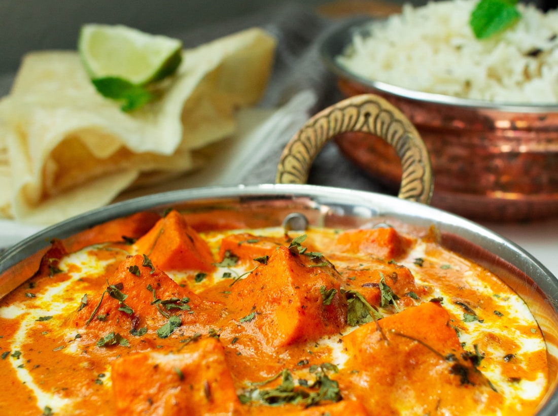 Paneer starter plated at Cafe G
